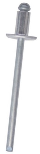 Nýt trhací plochá hlava AL/ST