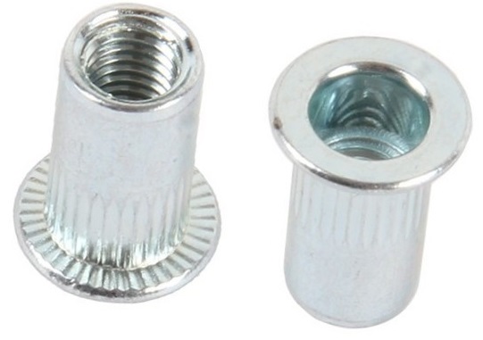 Nýt maticový hlava plochá