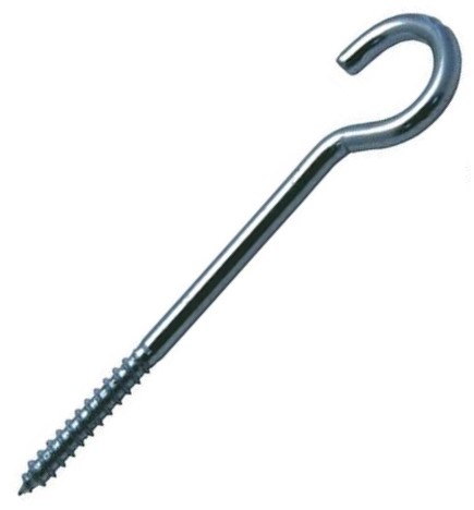 Hák stropní s vrutovým závitem