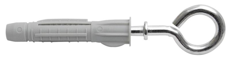 Hmoždinka uzlovací nylonová s lemem + oko